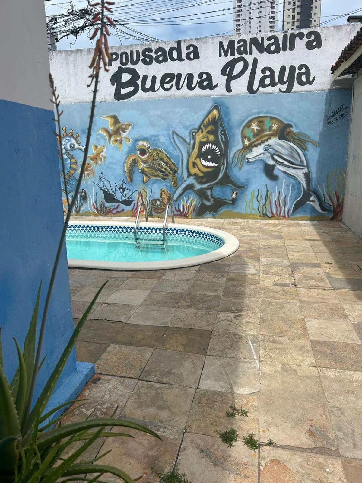 Pousada Manaira Buena Playa João Pessoa Exteriör bild
